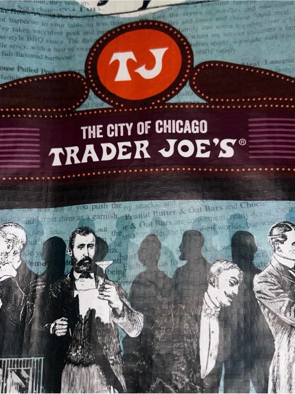NWT Trader Joe's Reusable Regional Bag (Chicago, Illinois | IL)
